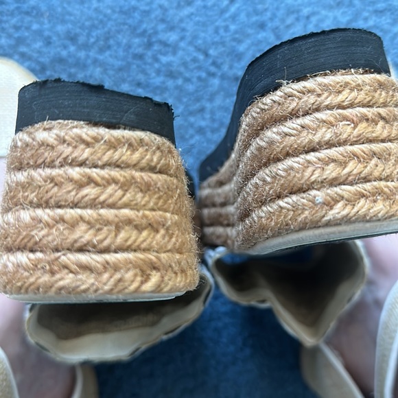 Paloma Barcela Palomitas size 40 platform wedge woven slides $185 espadrille - Picture 4 of 7